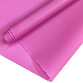 XHT Jelly Pvc Vinyl Roll 11.8"x53" Soft Solid Colored Smooth Waterproof PVC Fabric for Mat Hair Bows Jewelry Making (Dark Purple)