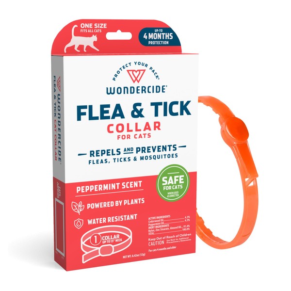 Wondercide - Flea and Tick Cat Collar - Flea, Tick,