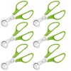 6Pcs Quail Egg Cutter Scissors Kitchen Egg Shears Tool (Green)