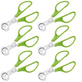 6Pcs Quail Egg Cutter Scissors Kitchen Egg Shears Tool (Green)
