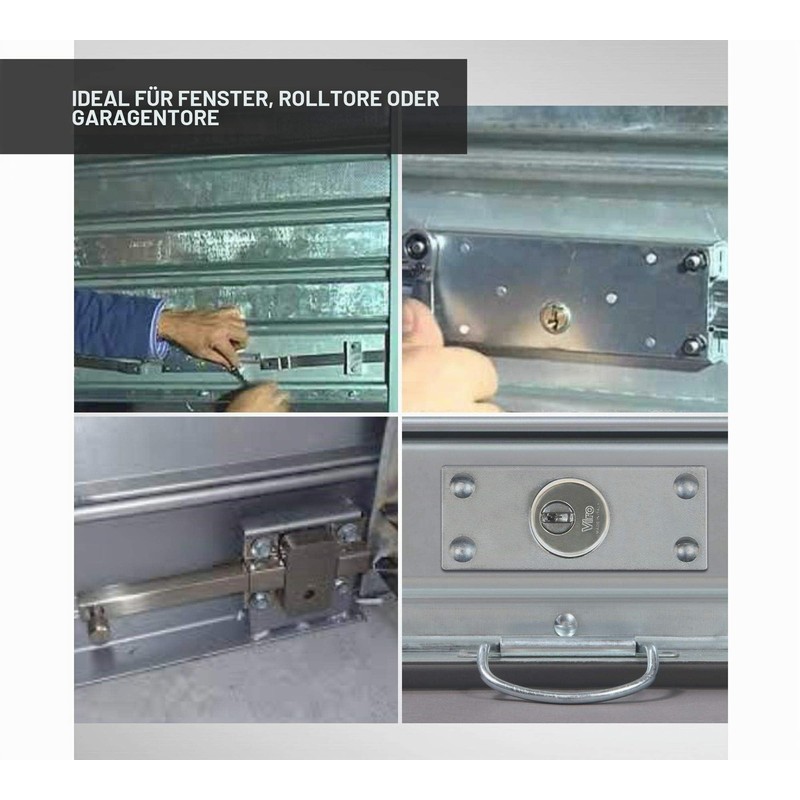 DOJA Industrial Garage Door Lock Lock 1 Unit Cylinder Length