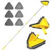 JEHONN Wall Mop with Long Handle 80 Inches, Upgraded 180°
