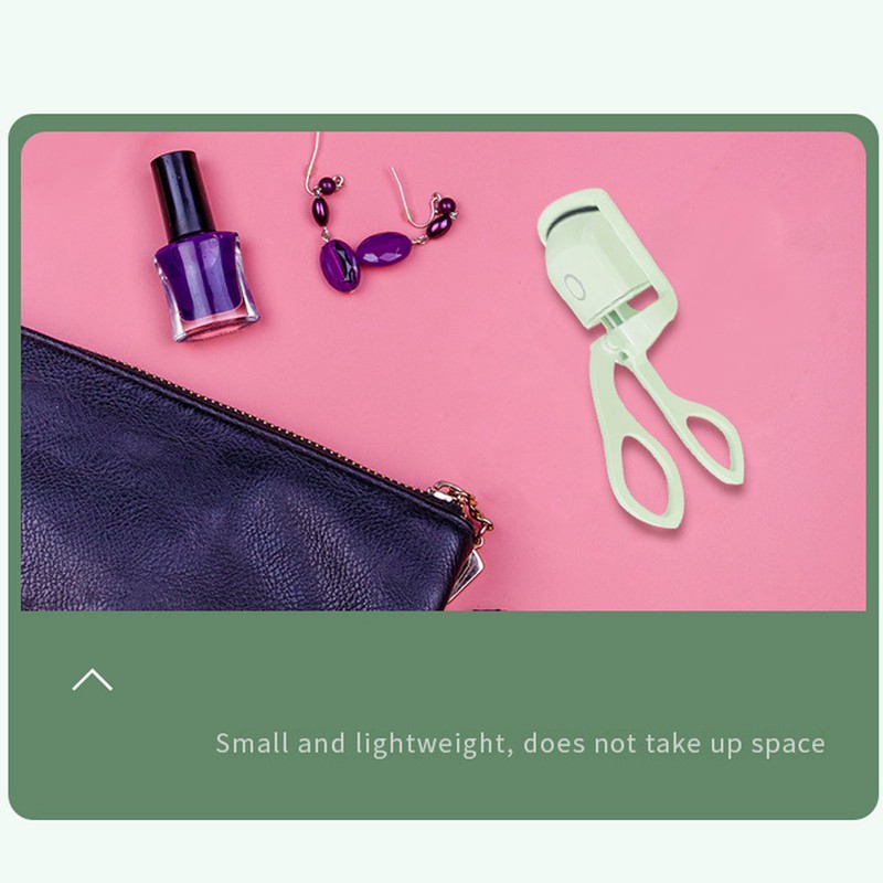 Electric Eyelash Curler Rechargeable Long Lasting Safe Handheld Heated Lash