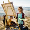 Gold Easel Stand for Sign, Heavy Duty Metal Display Easel