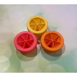 Fruit Fly Gnat Trap Lid for Mason Jars - 3D Printed - Choose your Color - Choose your Color: Lemon Yellow, Acknowledge: I understand that NO JARS ARE INCLUDED!