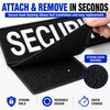 Mtgluk Security Patches 2 Pack, Hook and Loop Embroidered Patches,