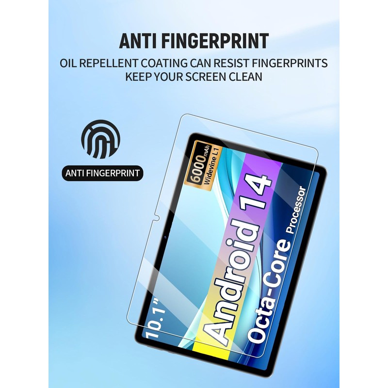 Screen Protector for DigiLand MID1061 Android 14 Tablet 10.1 Inch,