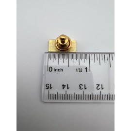 Boeing 747 Tie Tack Pin - Gold Tone Metal - New In Bag