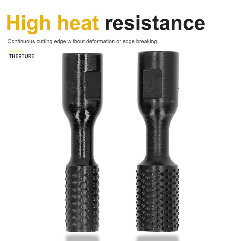2Pcs Grinding Rotary Burr Angle Grinder Carbide Cylindrical File for