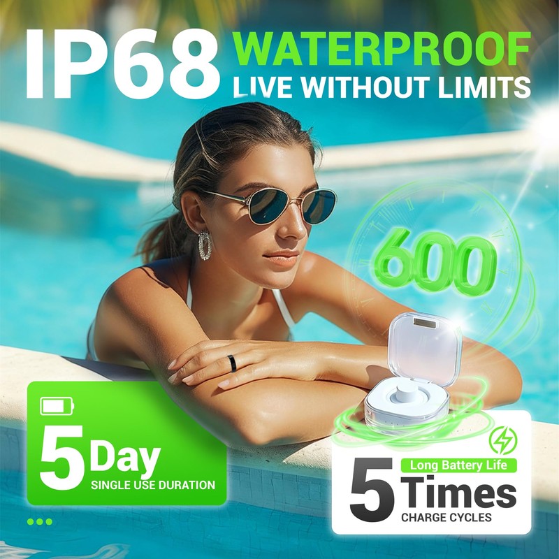 lumthou Smart Ring - Free Heart Rate SpO2 Sleep Tracker