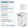 LivLab 20-25 lbs Rice Dispenser,10.5 Qt/10 L/22-25 lbs Rice Container