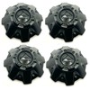 Fuel 1001-63BLD 4 Pack Black Wheels Center Cap Black Rivets