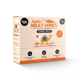 HYE FOODS Milky Dunes l Camel Milk Powder | Turmeric & Ashwagandha l 30g x 15 Sachets | 15 Days Pack l 450gms | 15.87 Oz