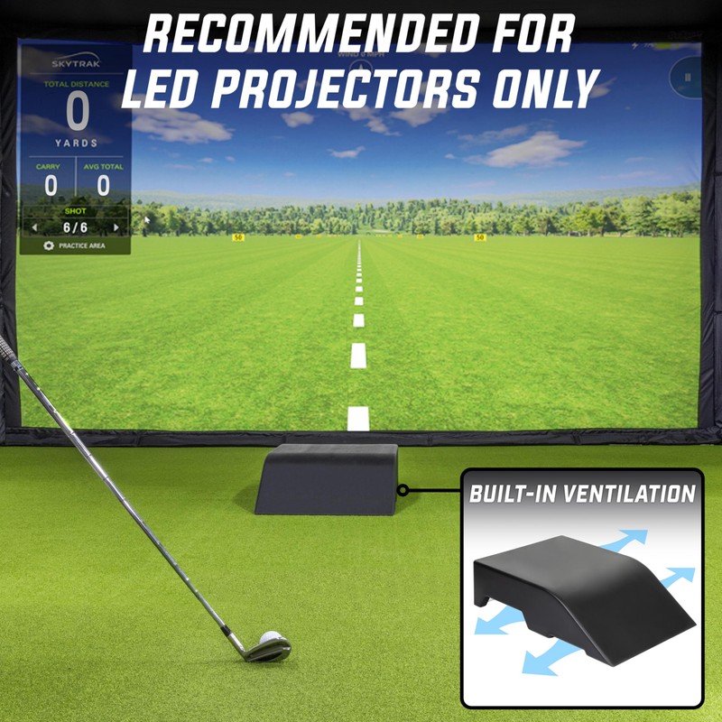 GoSports Golf Simulator Projector Cover - Floor Mounted Enclosure for
