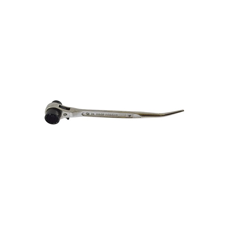 Scaffold Spanner Ratcheting Podger 2 Way Bi-Hex Ratchet 19mm 24mm