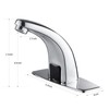 Touchless Bathroom Sink Faucet，Automatic Motion Sensor Faucets with 1 Hole
