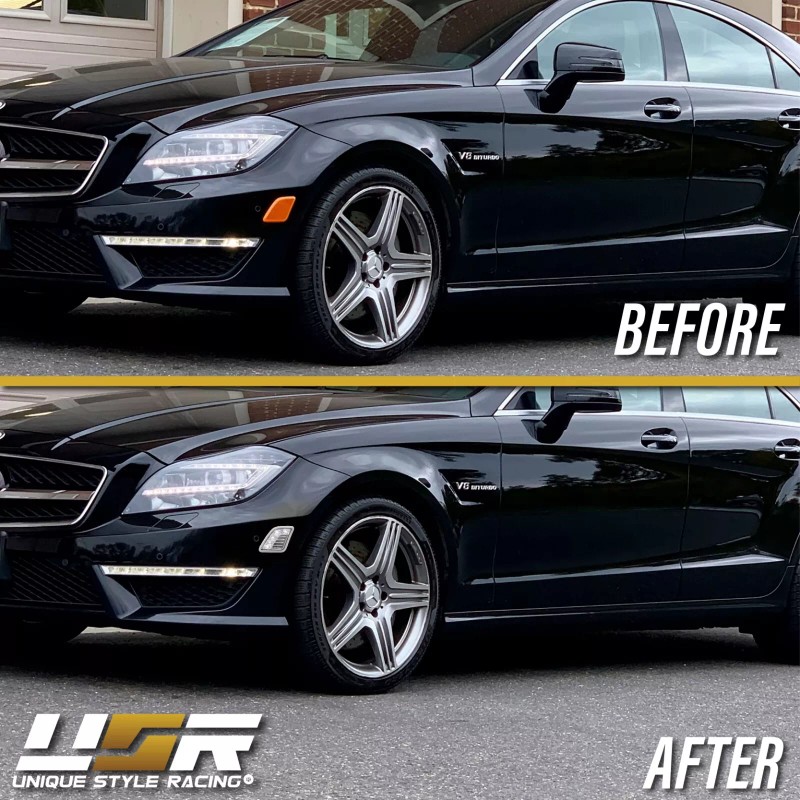 DEPO / Unique Style Racing (USR) White LED Clear Bumper