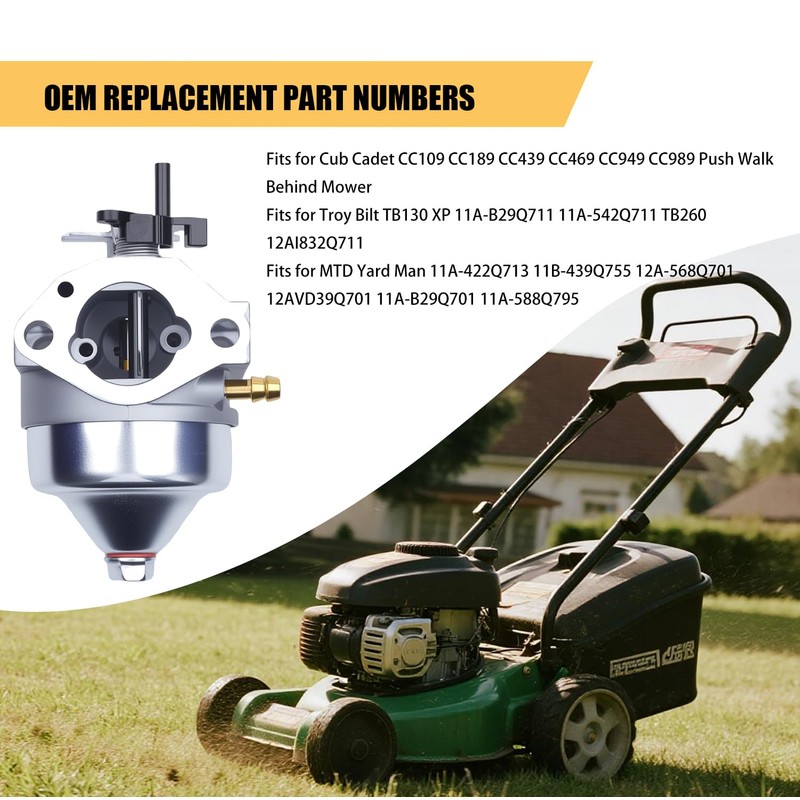 HU700F 7021P Carburetor for Husqvarna Lawn Mower with Air Filter