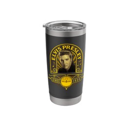 Sun Records X Elvis Presley Since 1954 Golden Frame Stainless Steel Insulated Tumbler