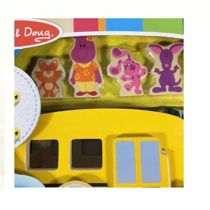 Melissa & Doug Blue's Clues & You! Wooden Pull Back