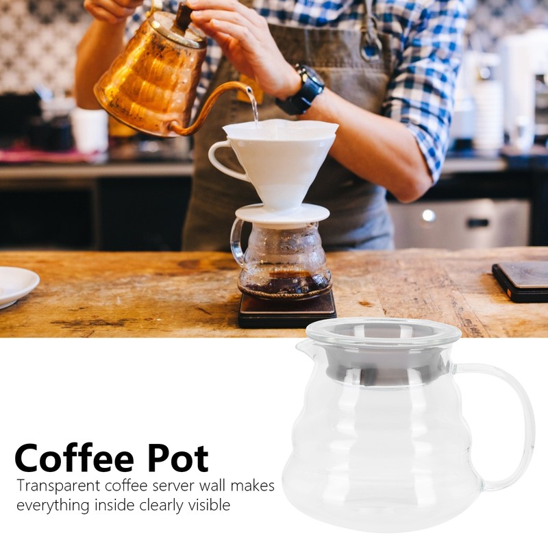 Glass Coffee Server Professional Glass Coffee Carafe Coffee Pot for