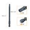 HARFINGTON 3pcs T27 Torx Screwdriver Bit 1/4" Hex Shank 4"