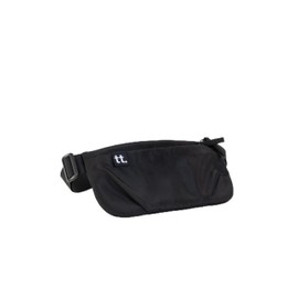 Carlett City Bum Bag | Waterproof and Compact | Unisex Design in Black | Ideal for Men and Women | Small and Functional Waist Bag for Everyday Use, Black, Fashion