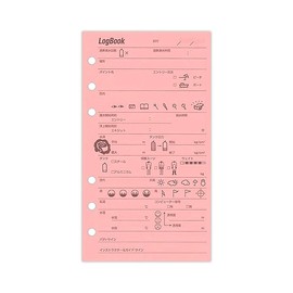 Spare Log Log Book Diving Log Refill 6 Hole Log Book Binder Lightweight Compact Scuba Diving BBC Buc (Cink)