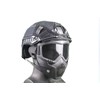 Mich Airsoft Helmet and Mask, with Side Rail for NVG