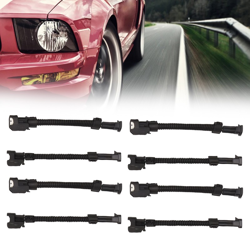 8Pcs Fuel Injector Wiring Adapter for Delphi LQ4 LQ9 4.8
