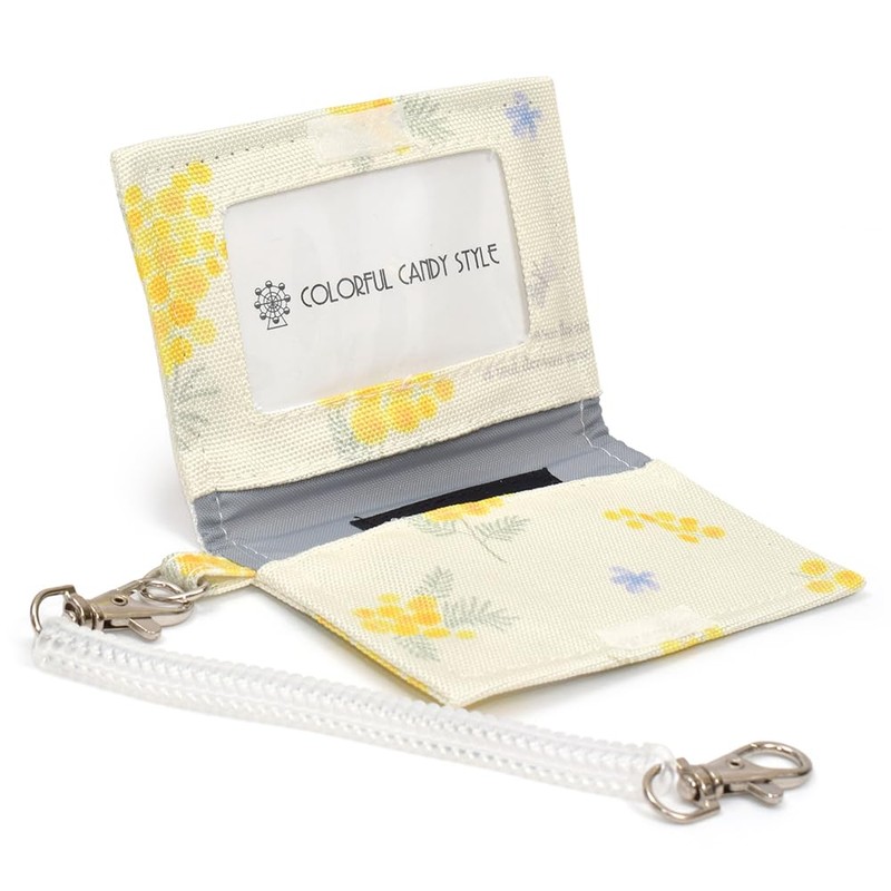 COLORFUL CANDY STYLE Pass Case, PET Mimosa Fleur