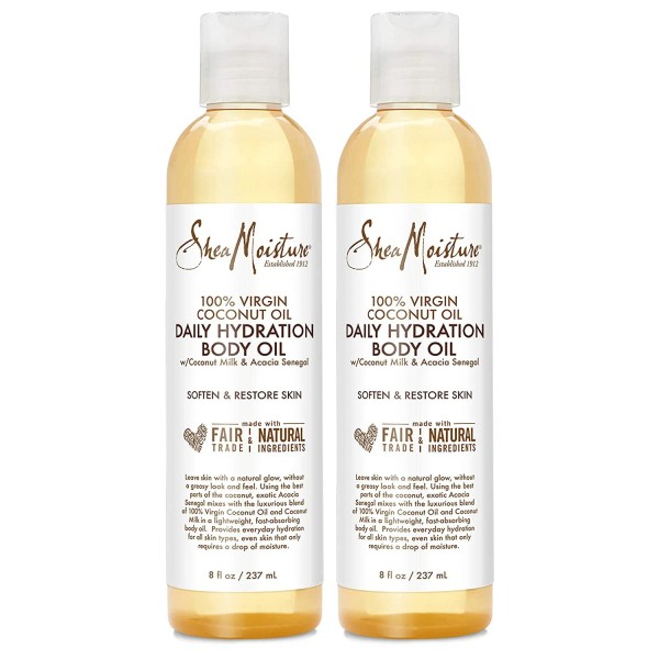 Body Oil, Daily Hydration 2-Pack â€“ Lightweight, Non-Greasy Moisturizer with