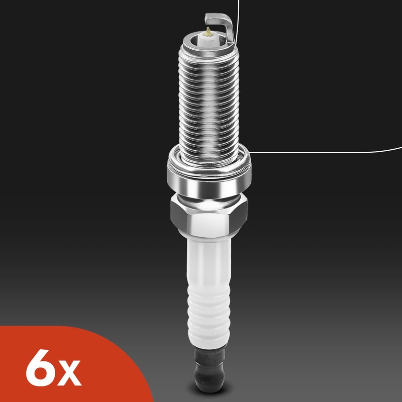 A-Premium Set of 6 Ignition Coil Pack and Iridium Spark