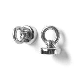 Trendform Magnetic Ring Catch Set of 2 Steel Diameter 25 x Height 33 mm