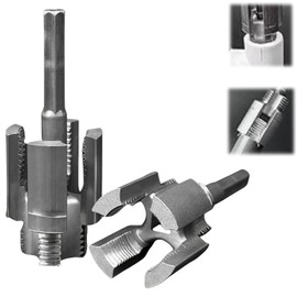 Pipe Threading Tool Kit,Integrated Internal and External Pipe Threading Tool,2-in-1 Pipe Thread Cutter for Plumbing and DIY Repairs,Pipe Threading Tool for Metal and PVC Pipes