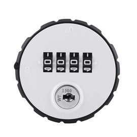 Nimoa Code Lock, Padlock Combination Lock, Digital Zinc Alloy Combination Cam Cabinet, Practical Password, Safe Lock with Keys (36 mm)