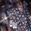 Butterfly Nail Stickers 3D Self Adhesive Nail Decals Flower Nail