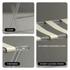 Sumerflos Acrylic Luggage Rack for Guest Room - Foldable Suitcase