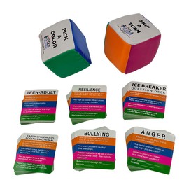 YEHUA! Totika Anger, Resilience, Bullying, Early Childhood Social Emotional, Icebreaker, Teen-Adult Principles/Values Cards and Totika Cube