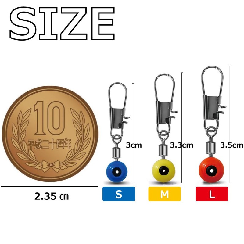 Ukippet Simoli Pet Sinker Slide, Set of 50, 3 Sizes,