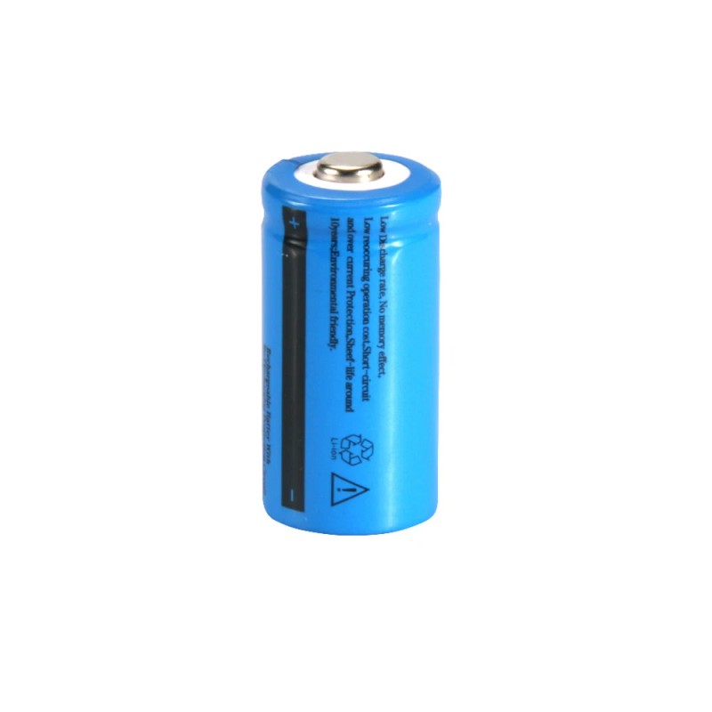 UltraFire 2pcs 16340 3.7v 1800mAH Rechargeable Li-ion Battery Cell Batteries