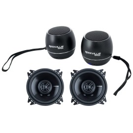 Memphis Pair Memphis Audio SRX42V 4" 60 Watt Slim Car Stereo Speakers+Home Speakers