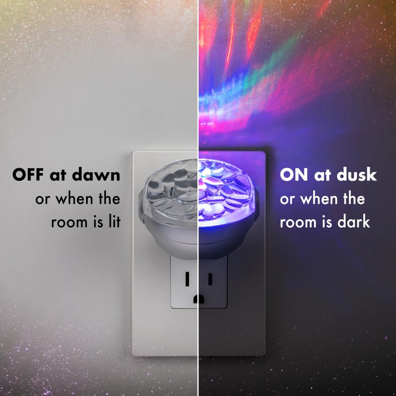 Projectables Northern Lights LED Projection Night Light with Moving Atmospheric