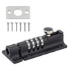 MEINUOKA Slide Bolt Latch for Gate, 4.8" Combination Sliding Lock