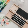 Brush Set in Wooden Box Woman Hell & Da Vinci,