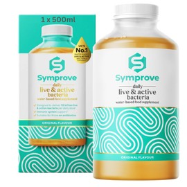 Symprove Original 1 Week Pack Daily Essential Gut Health Supplement, Probiotic Drink with Live Bacteria, Vegan - 1x500ml