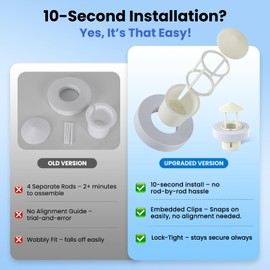 Mxmoonant 350ml/H Ultrasonic Mist Maker Fogger Metal Atomizer with Removable Splash Guard for Water Fountain Pond Pot Rockery Sink