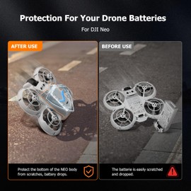STARTRC PHOTO STARTRC PHOTO Neo Battery Protector for DJI Neo Accessories, Neo LED Light Landing Gear 2-in-1 Kit