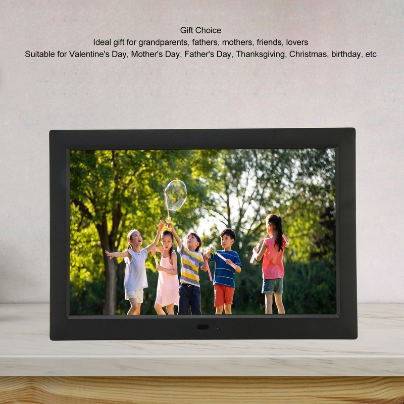 Digital Photo Frame 10.1in HD IPS Screen 1080P Video Music