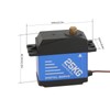 RC Digital Servo Blue Aluminium Alloy 25kg 25T Large Torque
